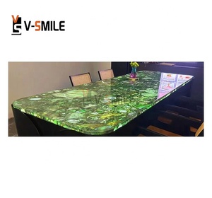 Sang trọng tùy chỉnh thanh toán bảng đá quầy bar cho câu lạc bộ đêm tiền mặt truy cập dẫn ánh sáng thanh - Product Image 6