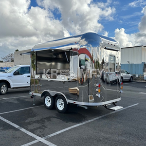 China nuevo remolque de alimentos de acero inoxidable para la venta OEM camión de alimentos móvil rápido de acero inoxidable remolque de alimentos - Product Image 4