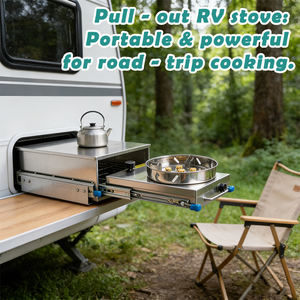 JDA 304 Acier Inoxydable 1 Brûleur Pull Type Cuisinière à Gaz pour <span class=keywords><strong>Camping</strong></span>-<span class=keywords><strong>Car</strong></span> <span class=keywords><strong>Camping</strong></span>-<span class=keywords><strong>Car</strong></span> Bateau Caravane RV - Product Image 4
