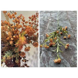 Bán Buôn Cao Cấp Hoa Thiết Kế Loại Khác Nhau Nhân Tạo Hoa Màu Cam Hoa Cho Đám Cưới Trang Trí Mùa Thu Chủ Đề - Product Image 2