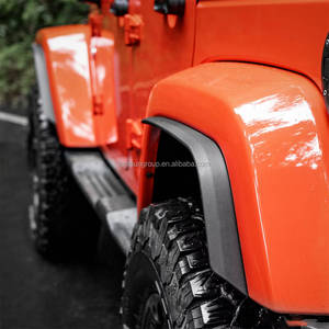 Extension de garde-boue de garniture d'ailes de voiture pour <span class=keywords><strong>Jeep</strong></span> pour <span class=keywords><strong>wrangler</strong></span> <span class=keywords><strong>JK</strong></span> 07-17 accessoires de voiture - Product Image 1