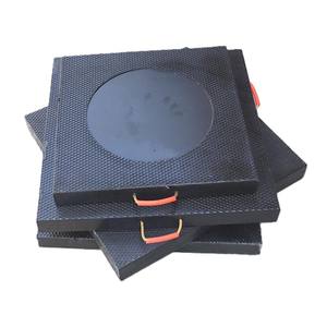 Plaques de support pour grue à usage intensif, capacité de charge ultra-élevée, forme personnalisée, antidérapantes, texturées, en plastique traité CNC - Product Image 1