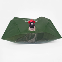 Poche souple personnalisée de 1 gallon (5L, 8L, 10L) avec poignée, bec verseur pliable, résistante à l'humidité, sans BPA, en matériaux PA+PE+PET pour le stockage de boissons