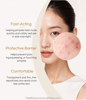 Patchs Hydrocolloïdes Anti-Acné à Motifs Mignons pour Boutons et Imperfections, Autocollants Imperméables Invisibles pour une Guérison Nocturne – Vente en Gros