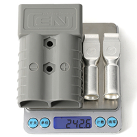 SE350 350A 4-0/2-0 AWG Gris Alta corriente Energía eléctrica Conector de batería rápida Enchufe para montacargas Conectores eléctricos de 2 pines