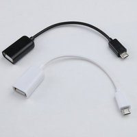 Adaptateur Micro USB mâle vers femelle, OTG, convertisseur