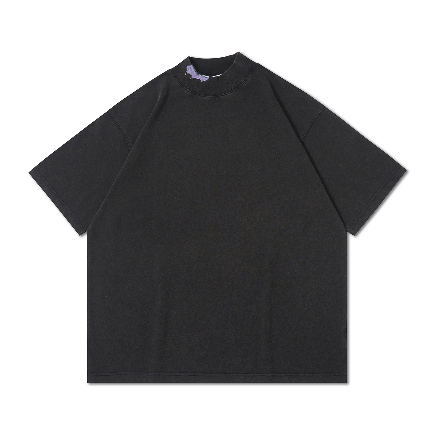 KENAIJING Men's Patchwork Short Sleeve T-Shirt – Japanese Style Lightweight Casual Summer Shirt - View #2