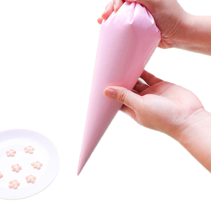 Confezionare 20 sacchetti usa e getta da 14/12 pollici Anti-raffica antiscivolo borsa da pasticceria per glassa cottura decorazione dessert casa Set - Product Image 4