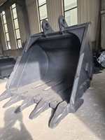 Bucket Excavator HD Kustom yang Diperkuat, Tugas Berat dengan Garansi 1 Tahun dan Mesin untuk Laporan, untuk Excavator 90-150 Ton