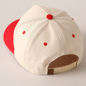 맞춤형 3D 자수 로고 스타일 구조 면 소재 러닝 스포츠 5패널 투톤 조절 가능한 야구 모자 남녀 공용 - Product Image 3