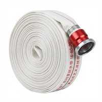 Tuyau d'incendie de 65 mm, tuyau d'eau de lutte contre l'incendie de 30 m, flexible en polyester pour les secours d'urgence