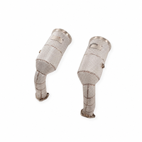 Tubería de Escape de Alto Flujo OEM SS304 para Audi RS6 RS7 C7 C7.5 4.0T 2013-2018, Modificación para Carreras