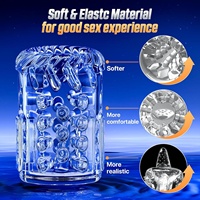 Masturbateur masculin avec 7 fonctions et écran LCD, poussée, rotation, vibration, succion, pompe à pénis étanche, vagin de poche pour hommes