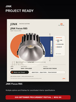 Festival des Achats de Septembre : Spot encastré intelligent JINK Focus R85 Matter over Thread Bauhaus pour Hôtels et Villas