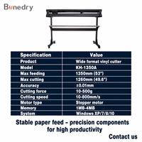 Plotter de corte de vinilo con prensa térmica KH-1350A, alimentación de 1350 mm, corte de 1260 mm, contorno manual, motor paso a paso, Signmaster para pegatinas, calcomanías y letreros