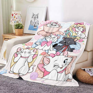 ผ้าห่มขนแกะลายแมวเหมียวมารีน่ารักแบบใหม่ ผ้าฟลีซเนื้อนุ่ม สำหรับเด็กและผู้ใหญ่ ใช้ในบ้านหรือสวมใส่ได้ เป็นของขวัญสำหรับเด็กชายและเด็กหญิง - Product Image 5
