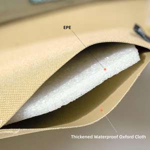 Asiento de Camping Plegable para Exteriores, Diseño Minimalista, Impermeable, de Tela Oxford, Portátil, Accesorio para Silla de Senderismo y Viajes - Product Image 5