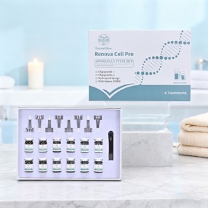 Set Professionale per SPA con Maschera Esfoliante in Polvere di Spicule di Spongilla e Alghe per Esfoliazione Profonda con Siero Riparatore al DNA di Salmone PDRN - Product Image 3