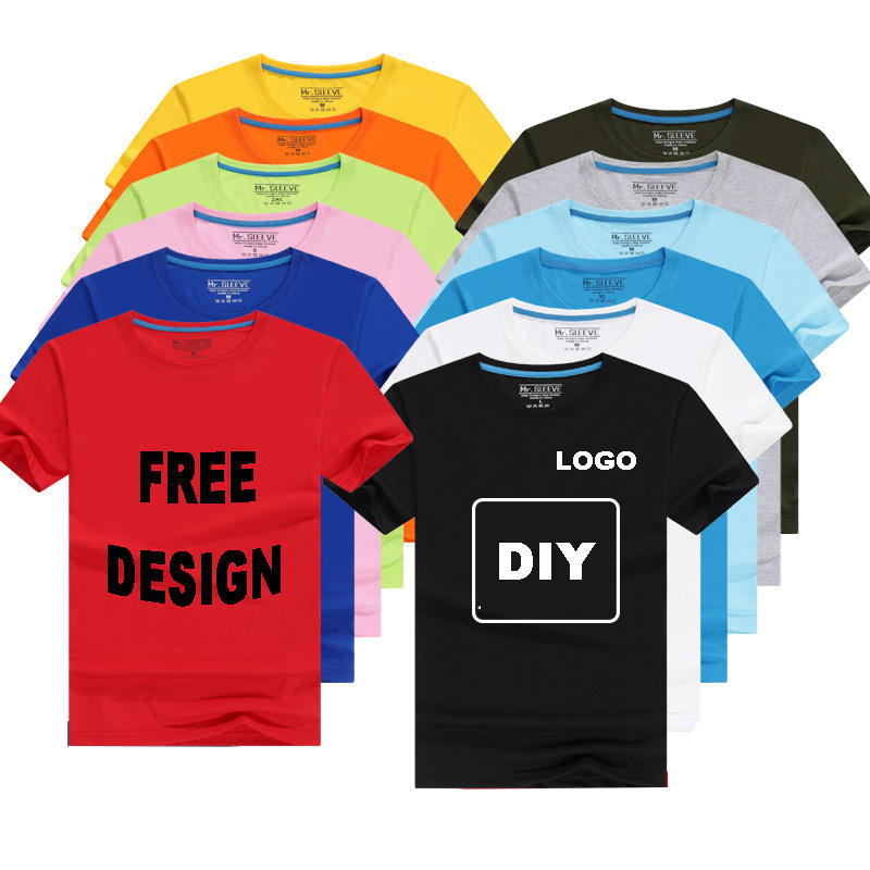 Screen Printing Cheap Personalized T Shirts No Minimum Custom T
