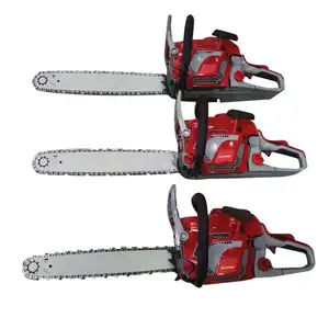 Machine de découpe de bois 2 temps 52cc scie à chaîne 5200 tronçonneuse à essence avec barre et chaîne 18 ''20'' - Product Image 1