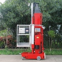 Équipement de grue élévatrice à plate-forme élévatrice rétractable mobile légère à manchon automoteur