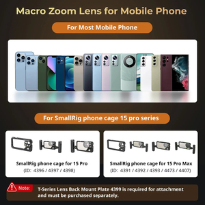 Objectif macro 75 mm <span class=keywords><strong>en</strong></span> alliage/verre/silicone pour téléphones mobiles (monture T) pour <span class=keywords><strong>iPhone</strong></span> 15 et smartphones Vivo 4588 - Product Image 6