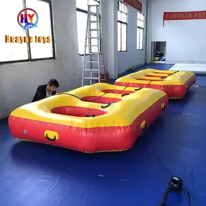 3 oder 5 oder 7 Personen Aufblasbares Aqua schwimmendes Spielzeug Bananen bootrohr Donut Skiboot fahrt Fliegen rohr für Wasserpark