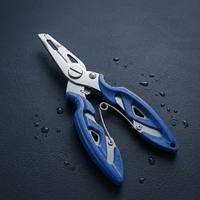 Pince de pêche en acier inoxydable, mini coupe-ligne, dégaineur d'hameçons, ouvre-anneaux brisés, outil de pêche compact