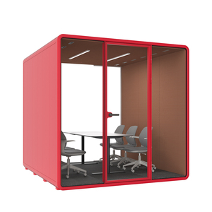 4 Person Modular Office Pod Soundproof Booth for Corporate Strategy Sessions - Product Image 3