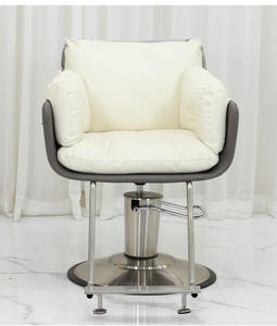 Silla de Barbero de Alta Calidad con Base de Acero Inoxidable, Color y Logotipo Personalizables, Silla de Salón para Barbería - Product Image 5