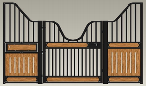 Caja portátil de bambú para puertas, paneles delanteros estables - Product Image 3