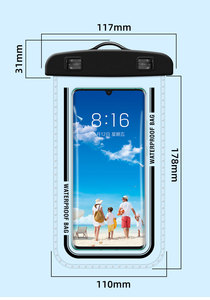 Custodia universale impermeabile trasparente in PVC da 7,2 pollici per iPhone e <span class=keywords><strong>cellulari</strong></span> <span class=keywords><strong>Honor</strong></span> - Product Image 3