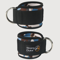 Sangles réglables pour machine à câble avec boucle de cheville, protections souples et durables pour l'entraînement des fessiers, extensions de jambes, kickbacks et exercices de gym