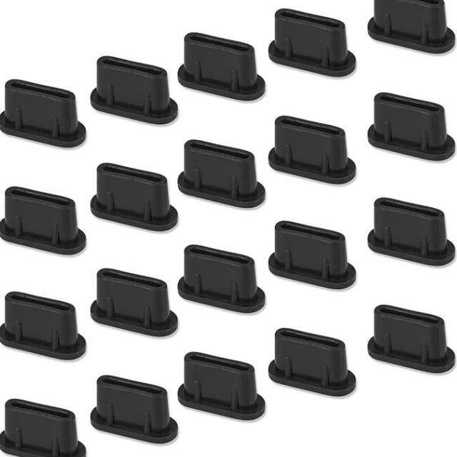 YDS Soft Durable Type C Anti Dust Plugs USB C Dust Cover Silicone USB C Dust Plug