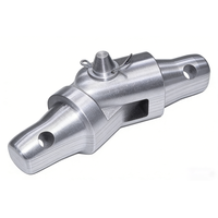 Ensemble de connecteurs de treillis coniques en aluminium avec goupilles et clips de sécurité pour système de treillis d'éclairage de scène F34 de 290 mm, connexion rapide