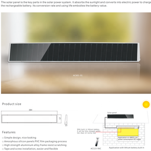Persiana eléctrica de shingrila con batería de energía Solar - Product Image 2