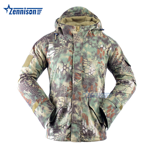 Camuflagem ao ar livre dos homens jaqueta tática para caminhadas winter blusão com G8 velo respirável e uniforme-jaqueta - Product Image 3