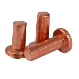 Rivets à tête fraisée semi-tubulaire solide personnalisé en métal M2 M3 M4 M5 M6 M8 pour la fixation de ponts - Product Image 6