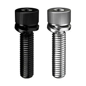 <span class=keywords><strong>Vis</strong></span> à tête hexagonale en acier allié de qualité 12.9 DIN912 3 en 1 avec rondelle plate à ressort nickelée Dacromet noir M5-M12 - Product Image 3