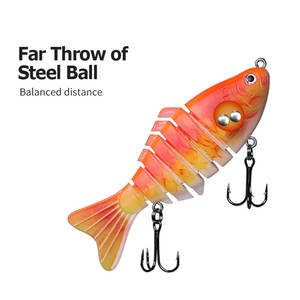 CHILENT 10cm 16g Wobblers coulants articulés, leurres artificiels durs pour la pêche <span class=keywords><strong>au</strong></span> brochet/<span class=keywords><strong>au</strong></span> bar, matériel de pêche, <span class=keywords><strong>leurre</strong></span> de pêche - Product Image 4