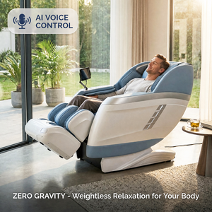 Silla de <span class=keywords><strong>Masaje</strong></span> OYEAL Smart SonicWave, Masajeador Eléctrico de Gravedad Cero con Tecnología Shiatsu Moderna, Manipulador Corporal Completo - Product Image 3