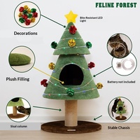 Arbre à chat de Noël et griffoir pour grands chats, durable, anti-chute, idéal pour l'hiver, fabriqué en Chine