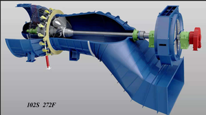 Turbinas Hidraulicas Water Wheel to <strong>Generate</strong> <strong>Electricity</strong> Tubular Turbine Mini Alternator Generator 1 Phase/Tubular Turbine 500kw - Product Image 2