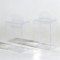 Boîtes d'emballage en plastique PVC transparentes personnalisées à faible MOQ, impression couleur, boîtes en plastique PET RPET, boîtes d'emballage de détail hautement transparentes