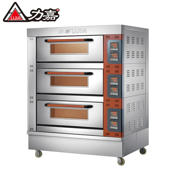 VENTA CALIENTE, equipo de panadería eléctrico o de gas industrial comercial, horno de cubierta para hornear para pan, Pizza