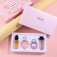 Coffret Cadeau de Parfums Premium Personnalisés pour Femme – Lot de 4 Échantillons de Parfums pour Partenaires Commerciaux et Cadeaux d'Appréciation