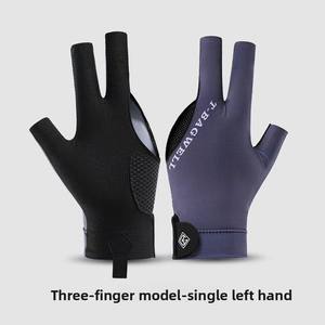 Guantes de <span class=keywords><strong>billar</strong></span> profesionales Tres dedos de alto grado Antideslizante Dedos expuestos Bola especial Fino Snooker Poliéster transpirable - Product Image 5
