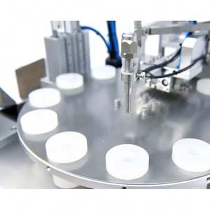 เครื่องจ่ายน้ำมันเซรามิกขนาดเล็ก เครื่องจักรผลิตขนาดเล็ก ปั๊มบรรจุ ปิดฝา เครื่องบรรจุฟอร์มาลิน เครื่องโรตารี่แก้วขนาดเล็ก - Product Image 6