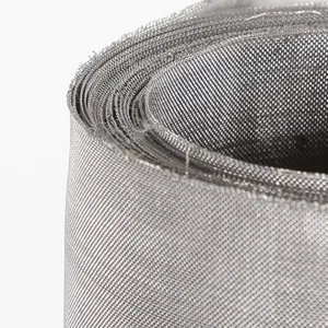 Chemical resistance stainless steel woven wire mesh easy clean and maintain filter screen on petrochemical industry