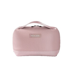 Travel Storage Bag Multi Compartment Organizer For Electronics Accessories And Toiletries Rectangle Pink - Product Image 2